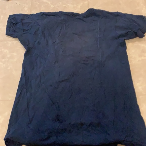 Screen Stars Black Tee with Gold Print - Picture 5 of 7